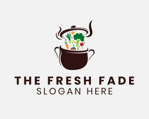 Vegetarian Meal Restaurant logo design