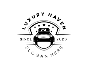 Retro Luxury Car logo design