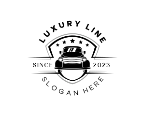 Retro Luxury Car logo design