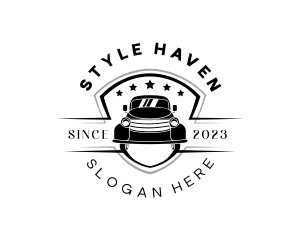 Retro Luxury Car logo design