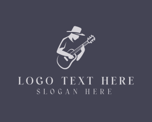 Guitarist Country Music Logo