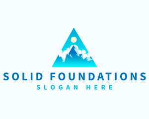 Glacier Mountain Peak logo