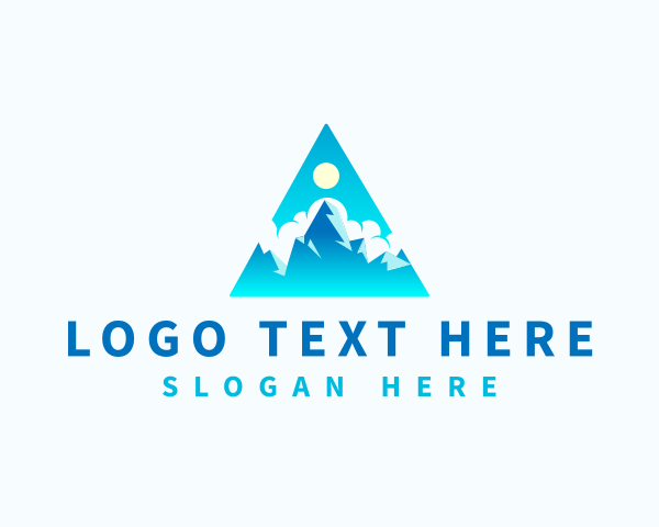 Glacier logo example 3