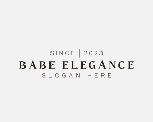 Luxury Elegant Business logo design