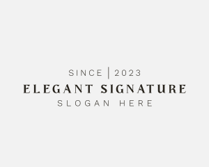 Luxury Elegant Business logo design