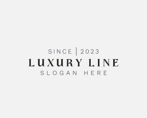 Luxury Elegant Business logo design