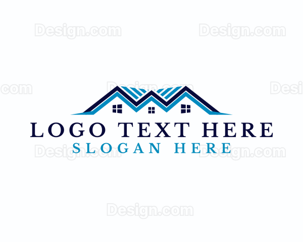 Roofing Property Builder Logo