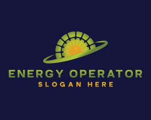 Energy Solar Panel logo design