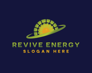 Energy Solar Panel logo design