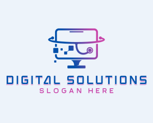 Tech Digital Computer logo design