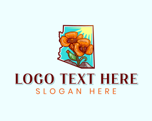 Arizona Lily Flower logo