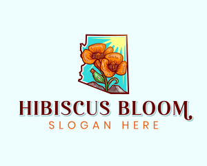 Arizona Lily Flower logo design