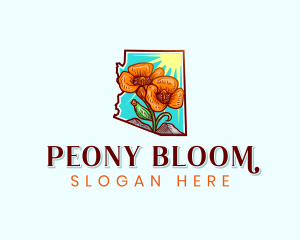 Arizona Lily Flower logo design