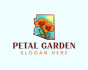 Arizona Lily Flower logo design