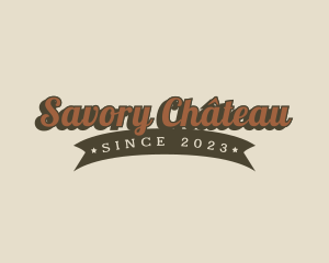 Retro Generic Shop logo design