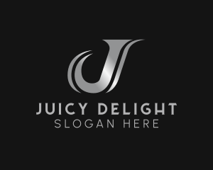 Luxury Gradient Letter J logo design