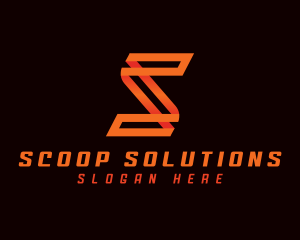 Fast Racing Sport Letter S logo design