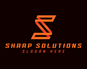 Fast Racing Sport Letter S logo design