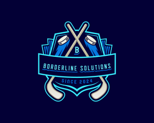 Hockey Sport Tournament Logo