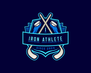 Hockey Sport Tournament logo design