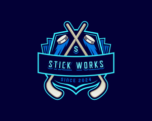 Hockey Sport Tournament logo design