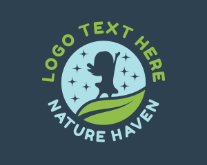 Eco Children Nature logo design