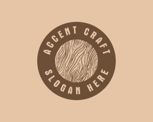 Timber Woodgrain Craft logo design