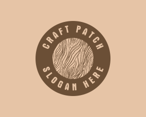 Timber Woodgrain Craft logo design