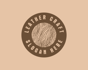 Timber Woodgrain Craft logo design