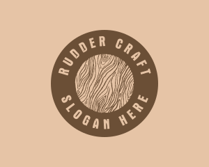 Timber Woodgrain Craft logo design