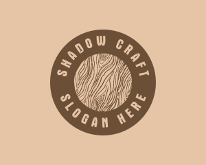 Timber Woodgrain Craft logo design