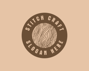 Timber Woodgrain Craft logo design