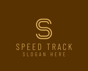 Simple Gold Stripe logo