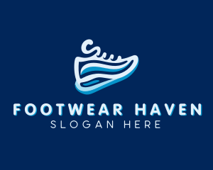 Fashion Sneakers Shoe logo design