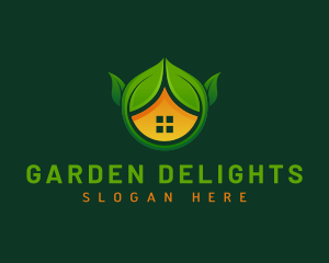 Leaf House Landscaping logo design