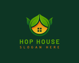 Leaf House Landscaping logo design