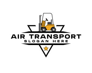 Heavy Equipment Forklift logo design