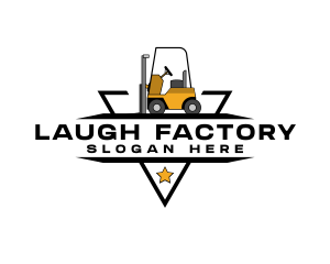 Heavy Equipment Forklift logo design