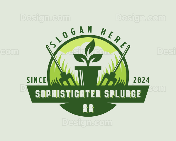 Plant Garden Landscaper Logo