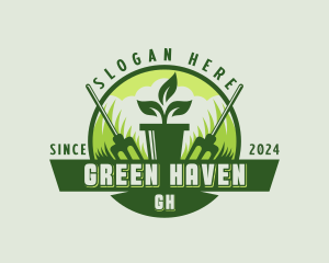 Plant Garden Landscaper logo design