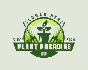 Plant Garden Landscaper logo design