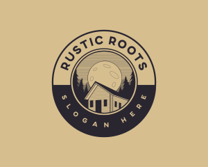 Cabin House Woods logo design