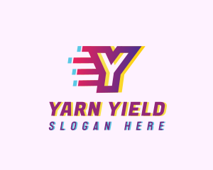 Speedy Motion Letter Y  logo design