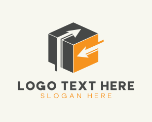 Packaging - Logistics Arrow Box logo design