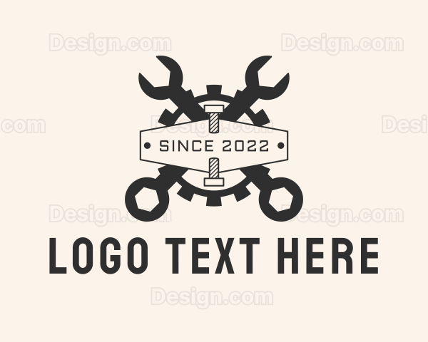 Mechanical Cog Wrench Logo