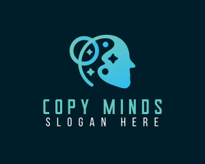 Artificial Intelligence Mind logo design