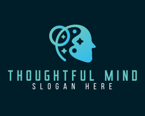 Artificial Intelligence Mind logo design