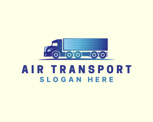 logistics Delivery Truck logo design