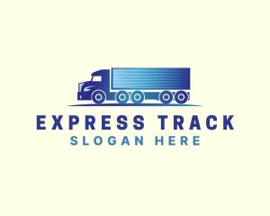 logistics Delivery Truck logo design