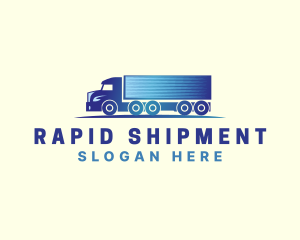 logistics Delivery Truck logo design